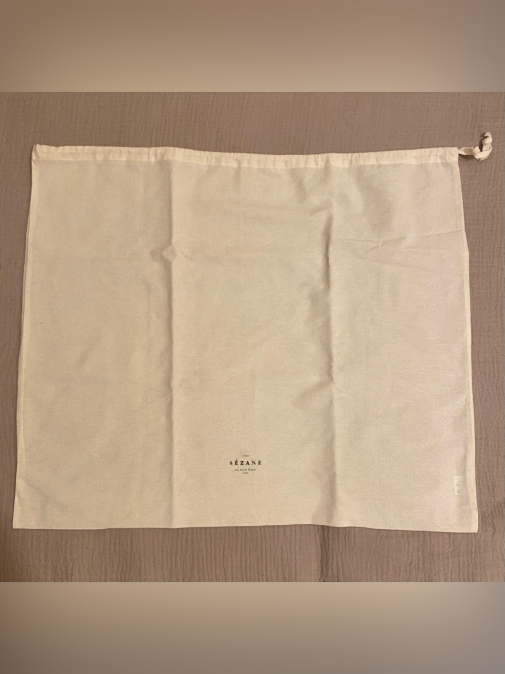 Sezane Cream Skirt Dust Bags . New condition